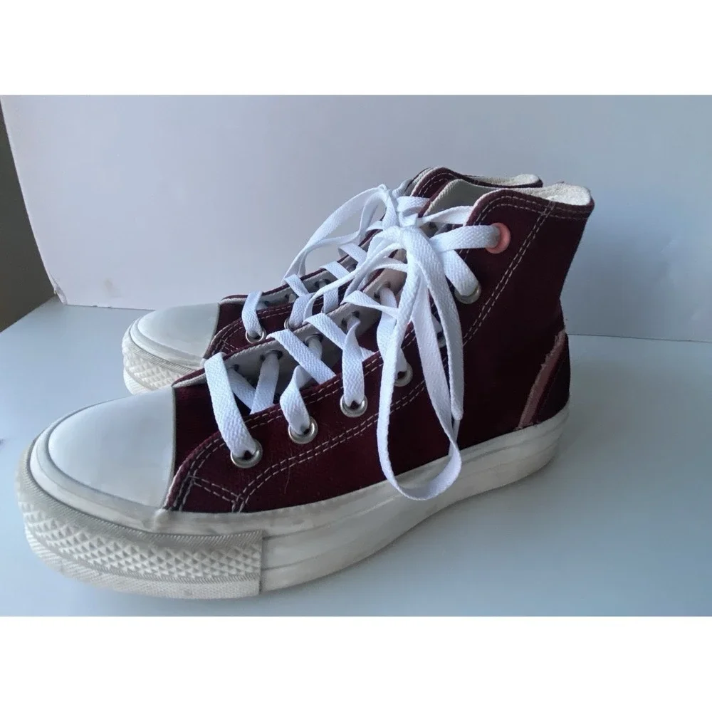 Converse Chuck Taylor All Star Lift Platform High Top Dark Cherry Women's 6.5
